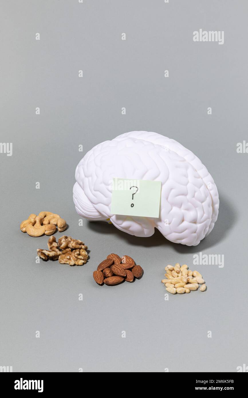 brain health and dementia series various nuts Stock Photo Alamy