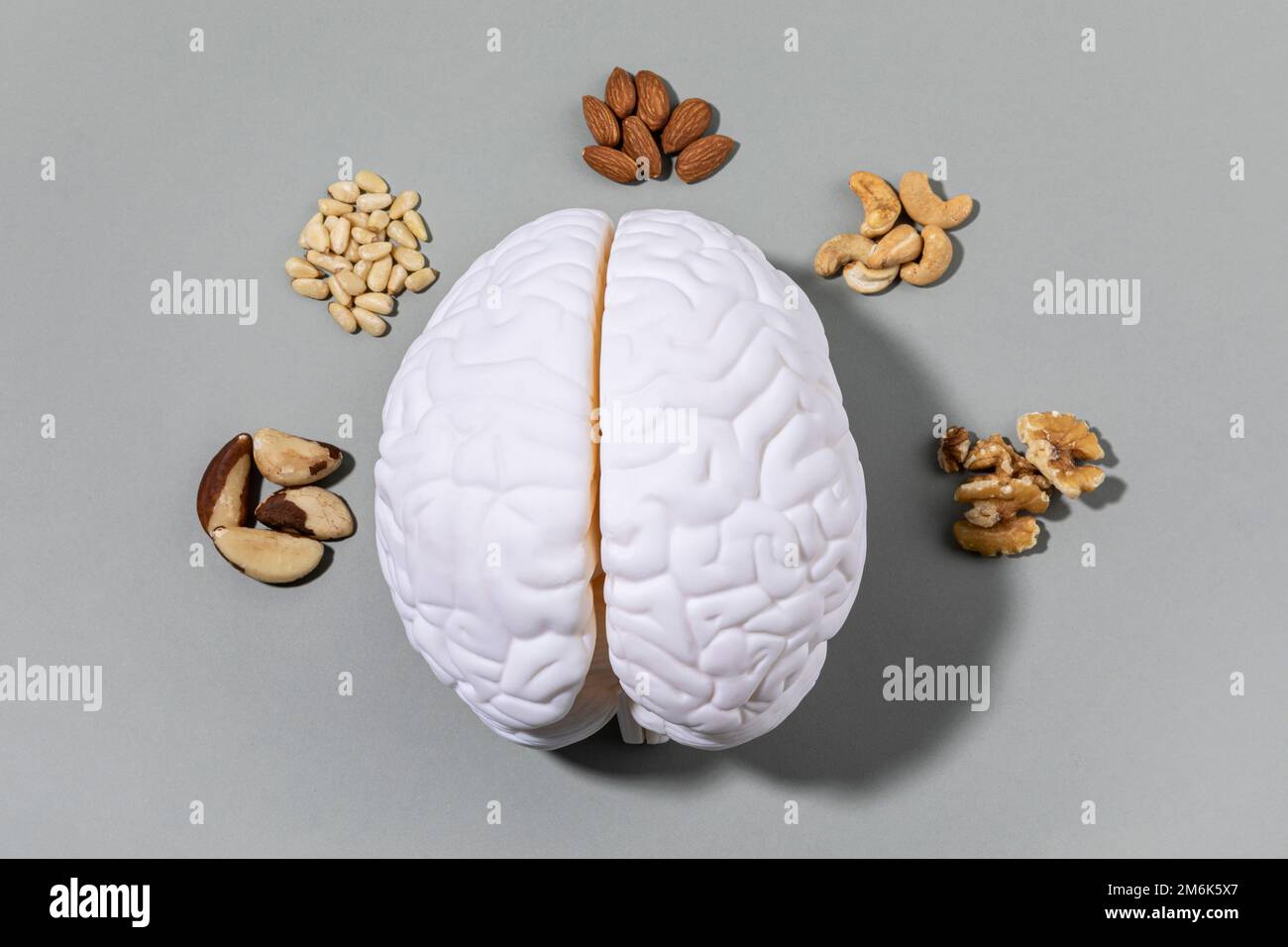 brain health and dementia series various nuts Stock Photo Alamy