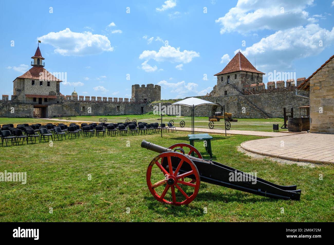 Old Turkish fortress Bender in Tighina, Transnistria, Moldova Stock Photo