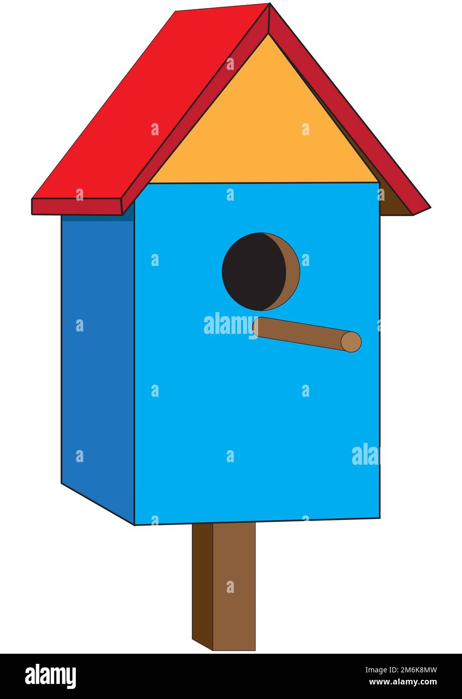 One nesting box Stock Photo - Alamy