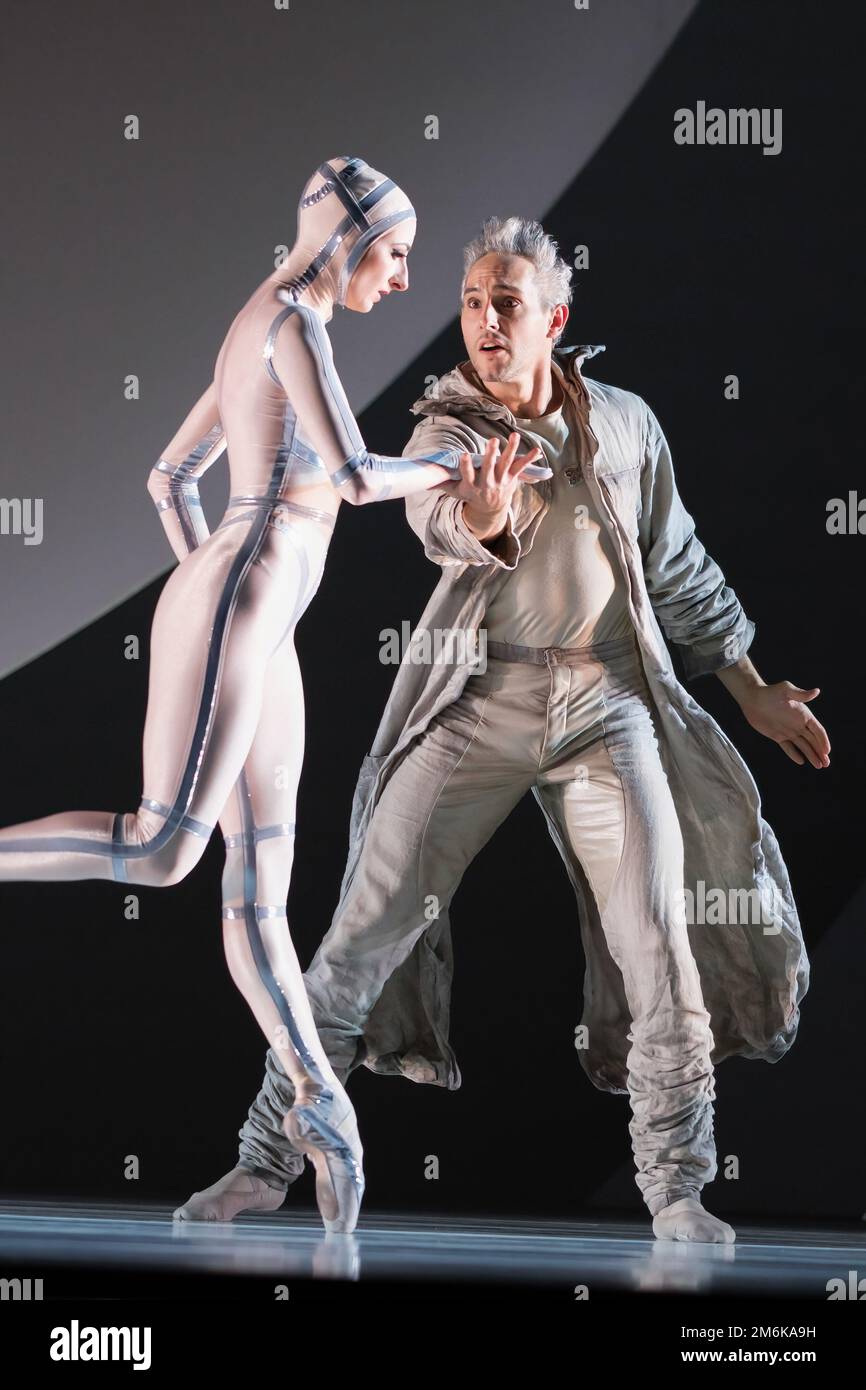 Lou Beyne L and Matej Urban R of the Monte Carlo ballet