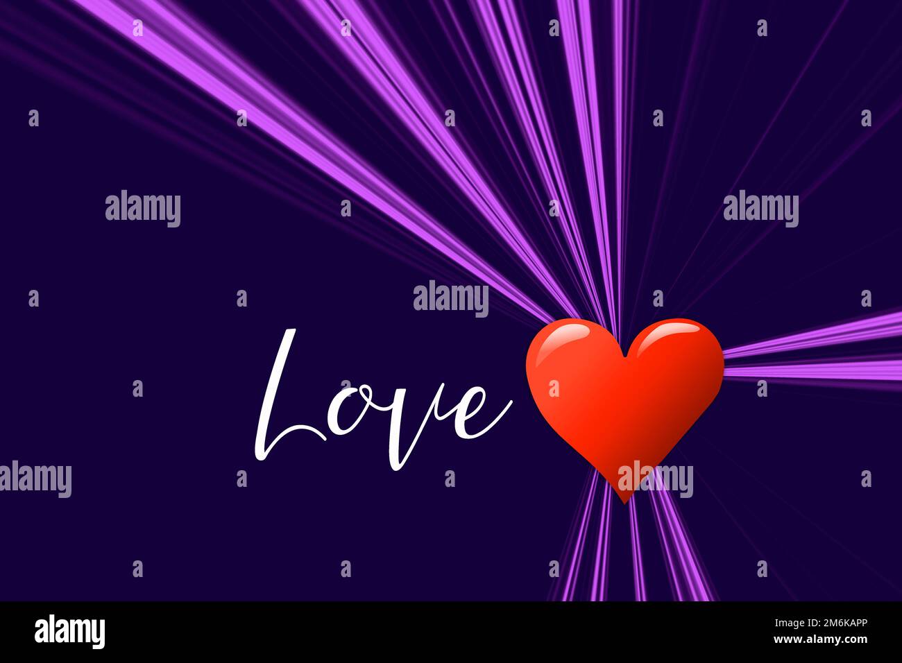 Valentines day card concept. Heart for Valentines Day Background. Stock Photo
