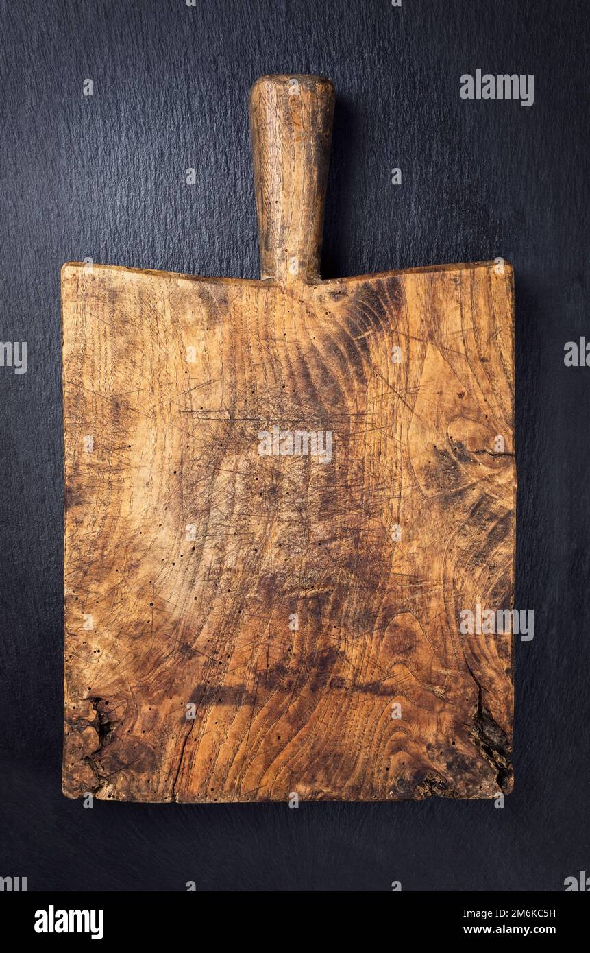 Vintage cutting board Stock Photo Alamy