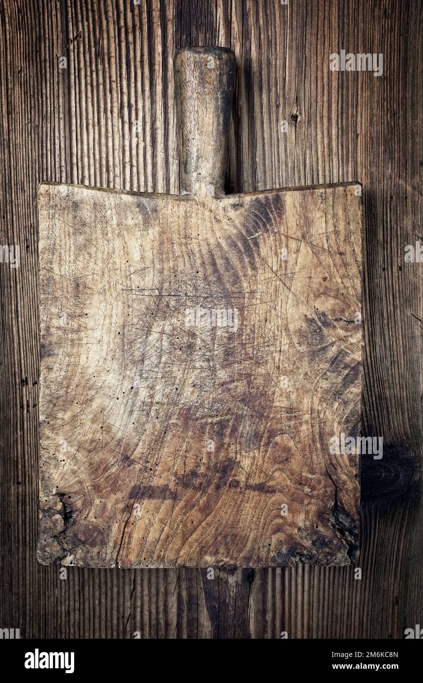 Vintage french cutting board Stock Photo Alamy