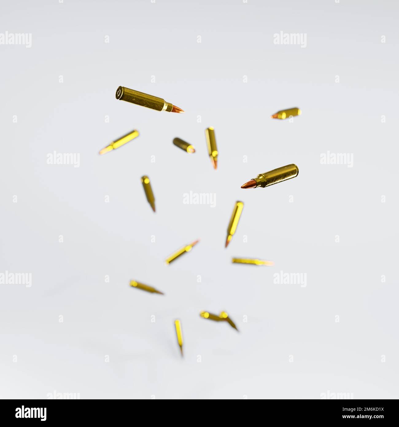Rifle bullet 3d render Stock Photo