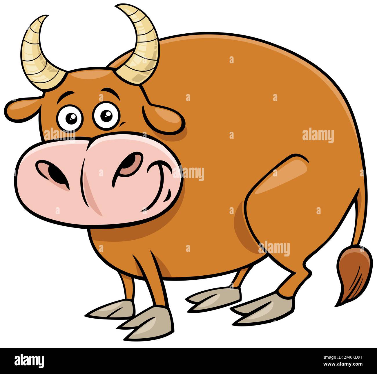 Cartoon funny cow smile Cut Out Stock Images & Pictures - Alamy