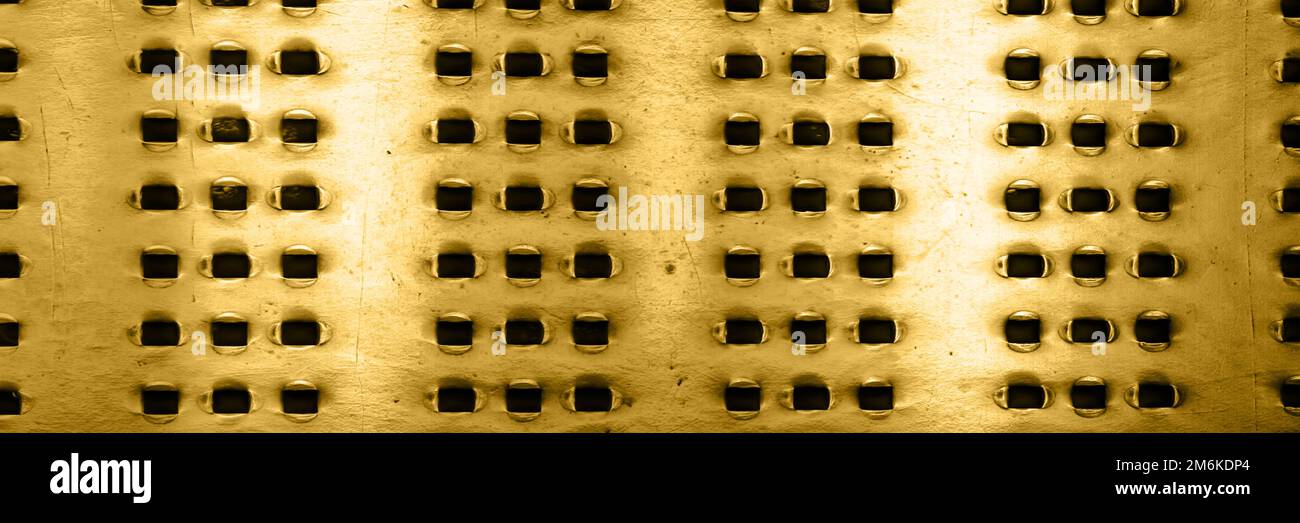 Gold carbon fiber background pattern. 3d rendering Stock Photo