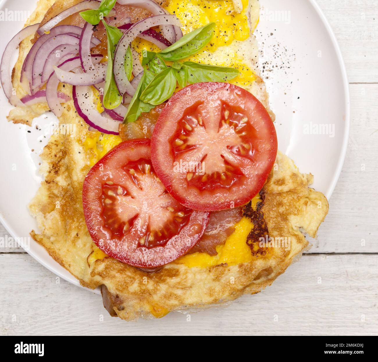 Fried eggs Stock Photo