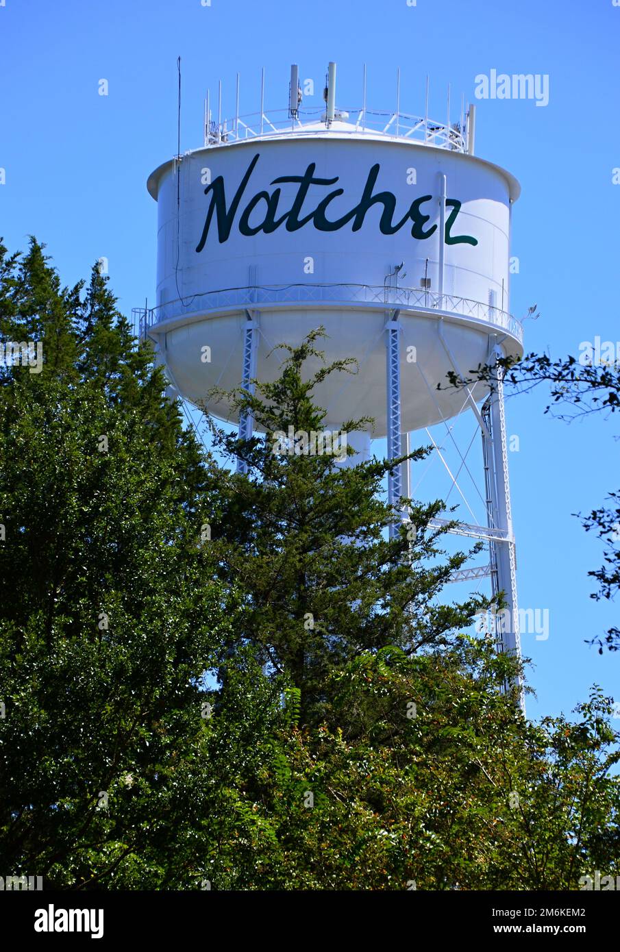 Typical Water Storage in the Town Natchez, Mississippi Stock Photo Alamy