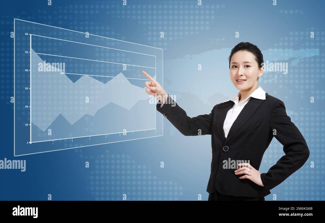 A young business woman Stock Photo - Alamy