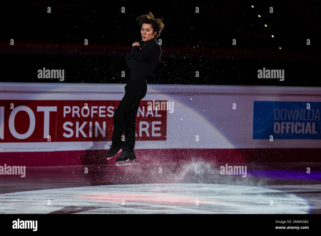 Turin, Italy. 11th Dec, 2022. Shoma Uno of Japan performs during the Exhibition Gala ISU Grand Prix of Figure Skating Final Turin 2022 Torino Palavela. Credit: SOPA Images Limited/Alamy Live News Stock Photo