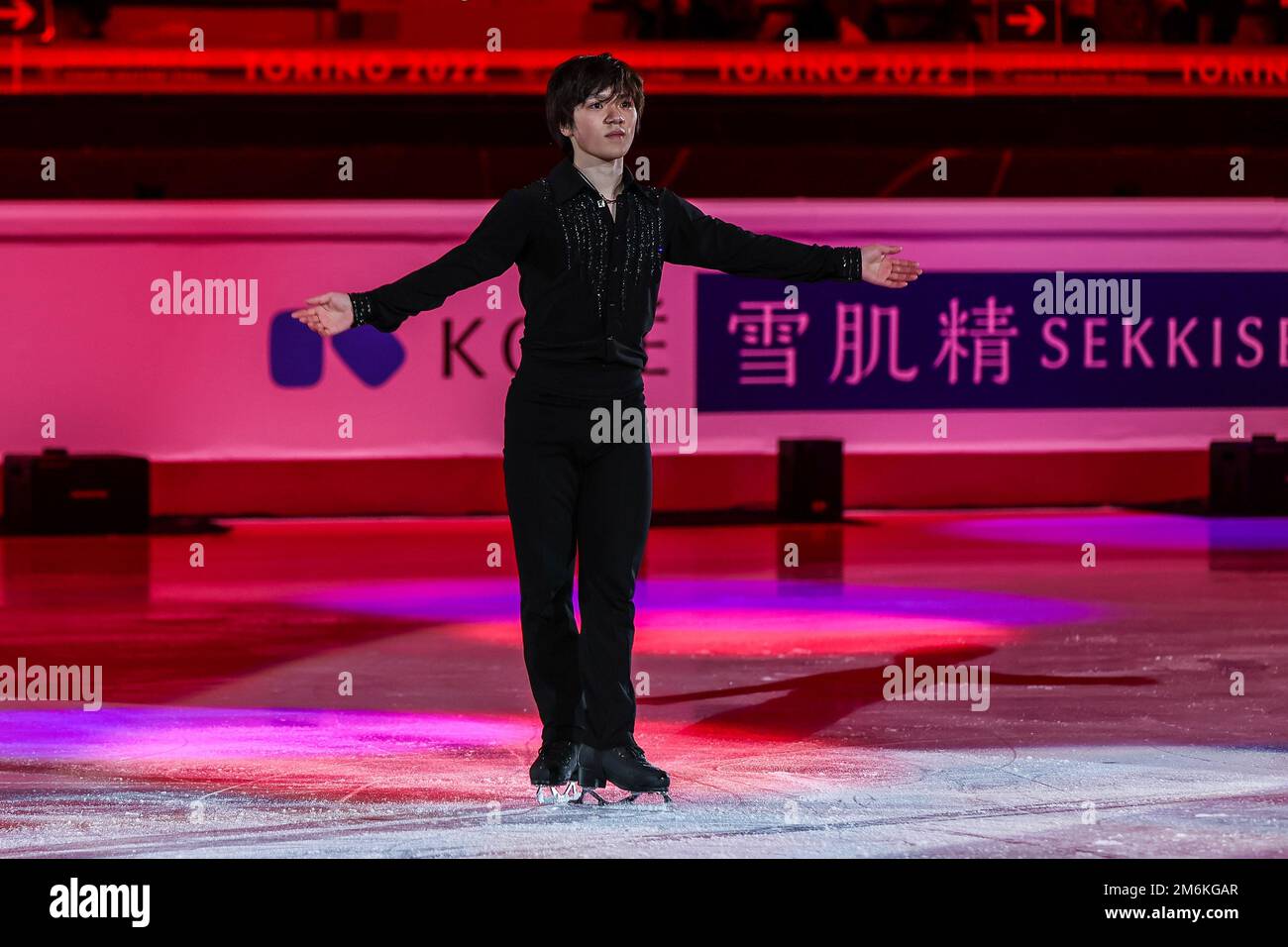 Turin, Italy. 11th Dec, 2022. Shoma Uno of Japan performs during the Exhibition Gala ISU Grand Prix of Figure Skating Final Turin 2022 Torino Palavela. Credit: SOPA Images Limited/Alamy Live News Stock Photo