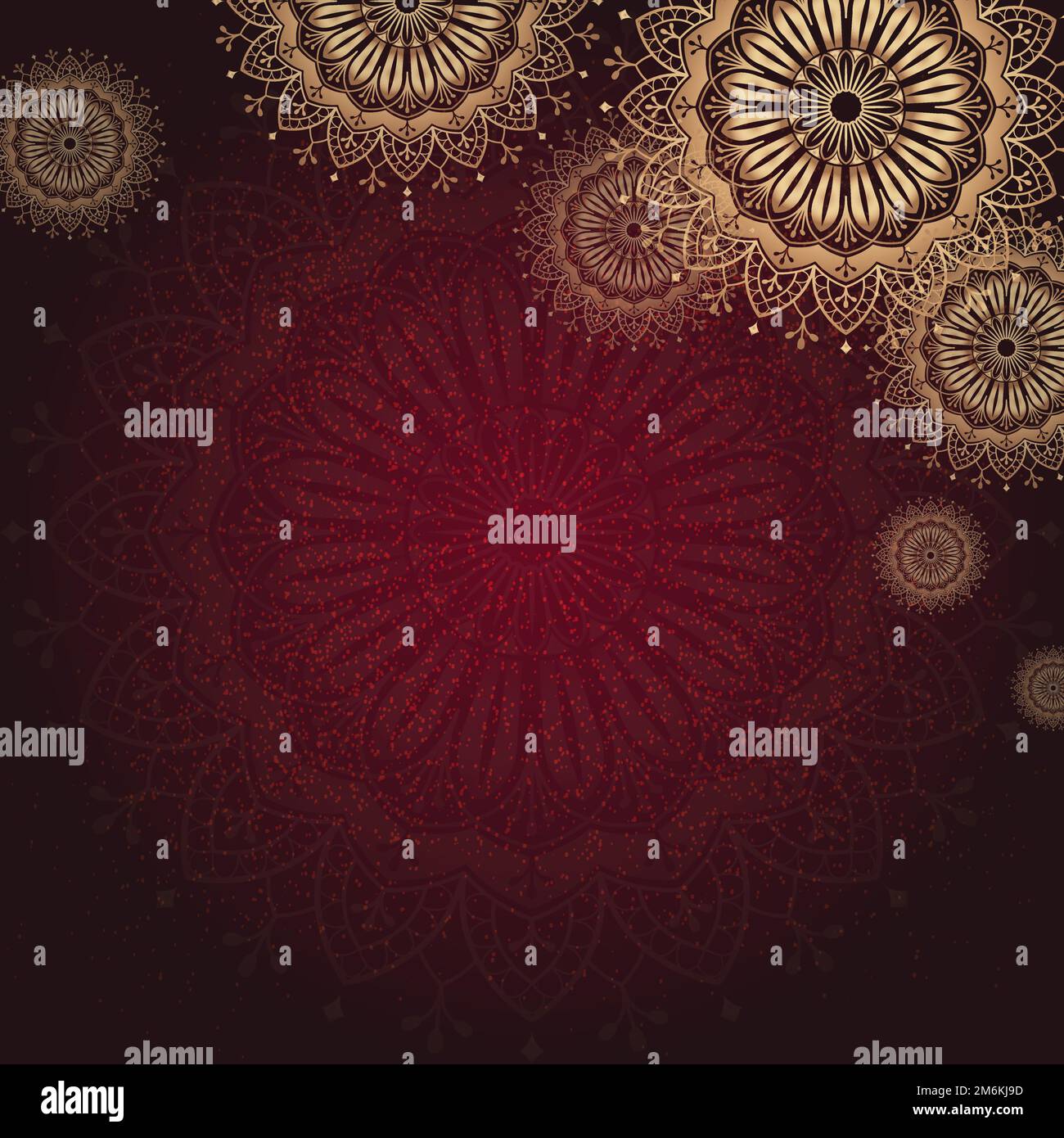 Eid mubarak lotus background vector Stock Vector