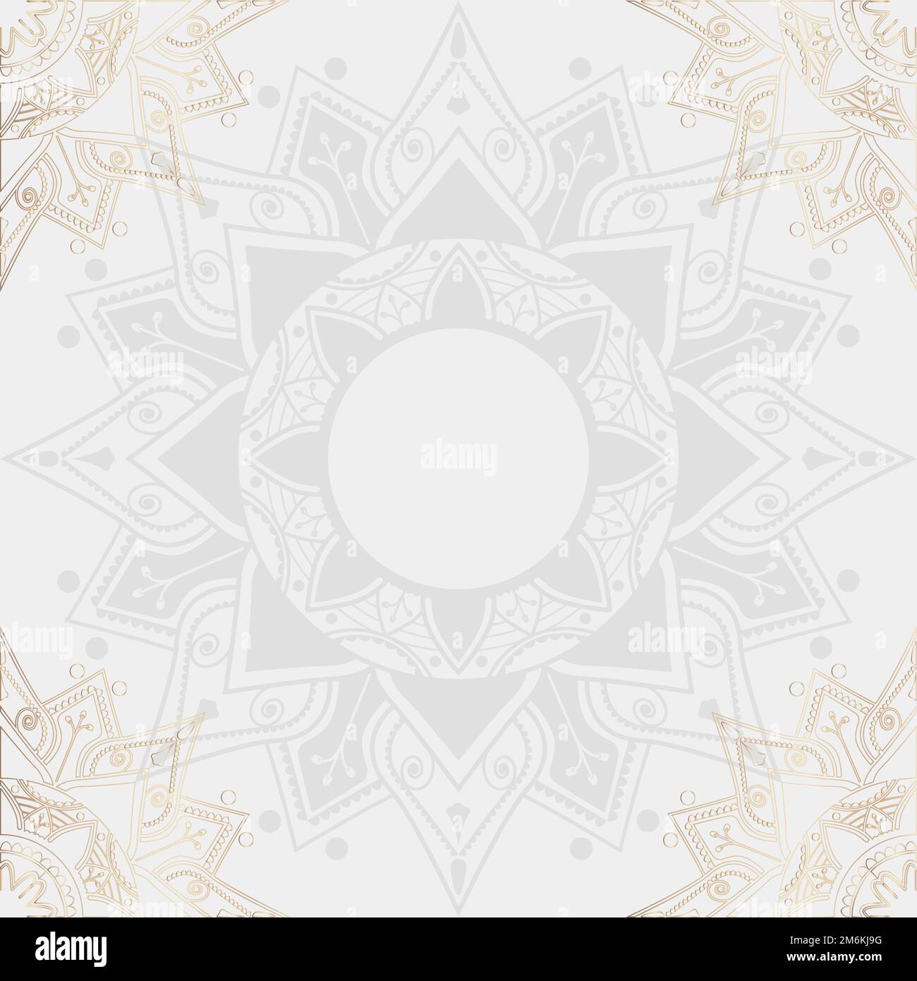 Eid mubarak lotus background vector Stock Vector
