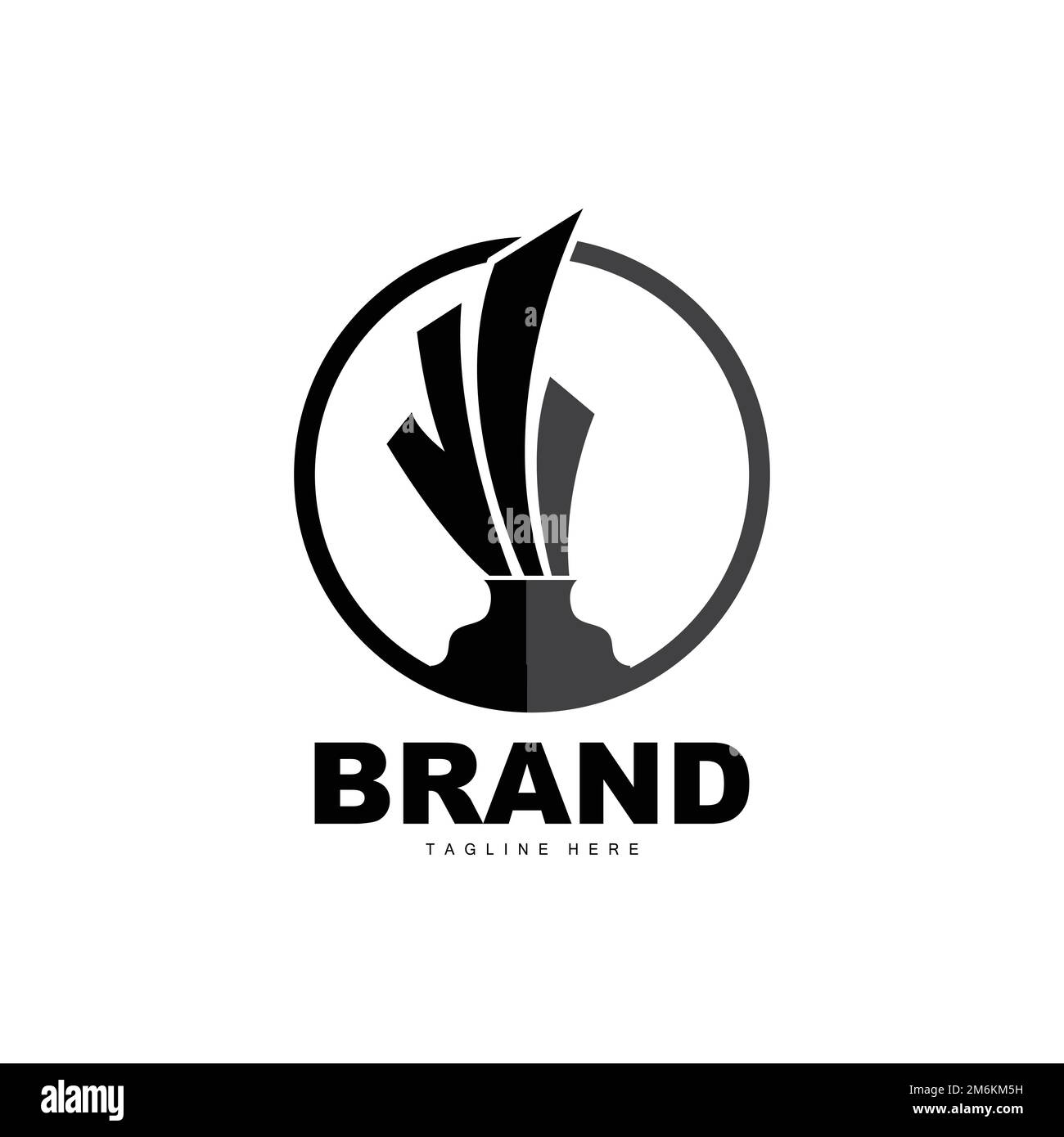 Trophy Logo Design, Award Winner Championship Trophy Vector, Success Brand  Stock Vector Image & Art - Alamy