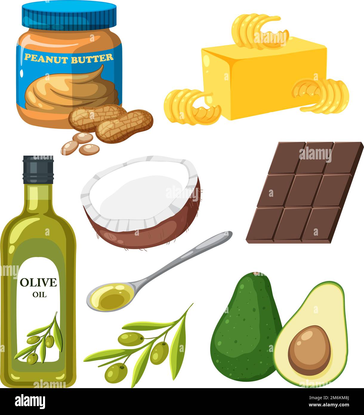 Group Of Fat Foods Illustration Stock Vector Image Art Alamy group-of-fat-foods-illustration-stock-vector-image-art-alamy