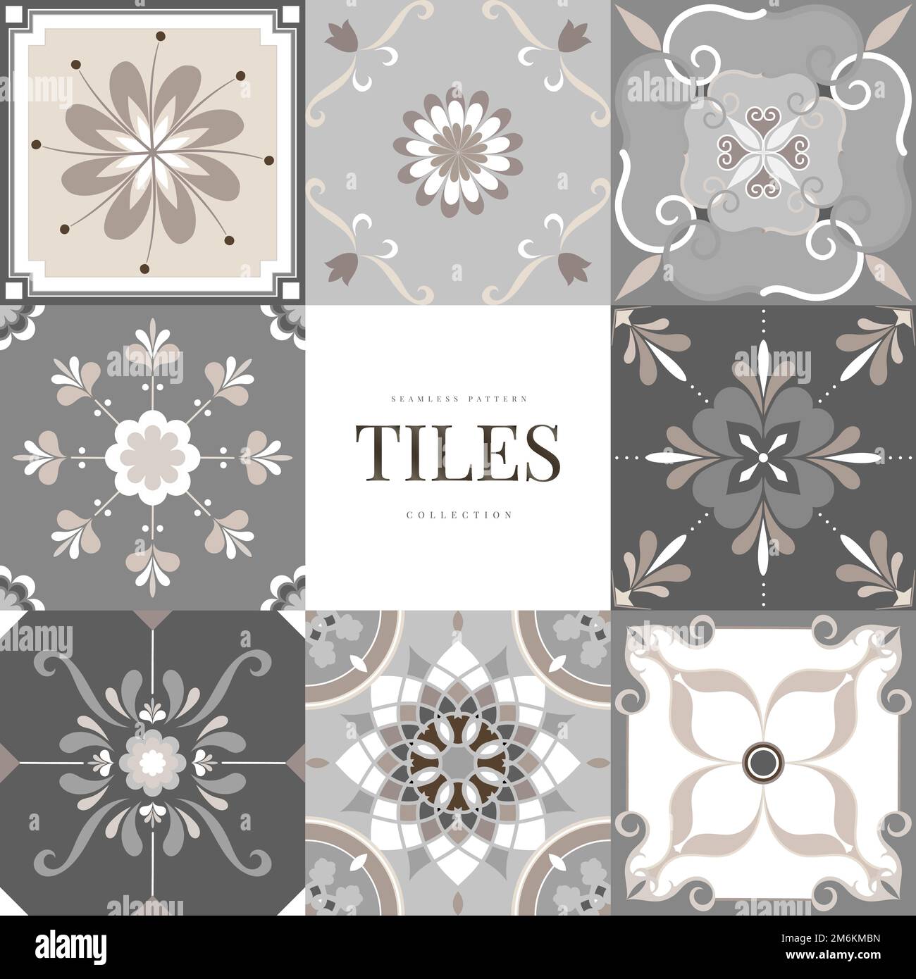 Seamless pattern tiles vector collection Stock Vector Image & Art Alamy