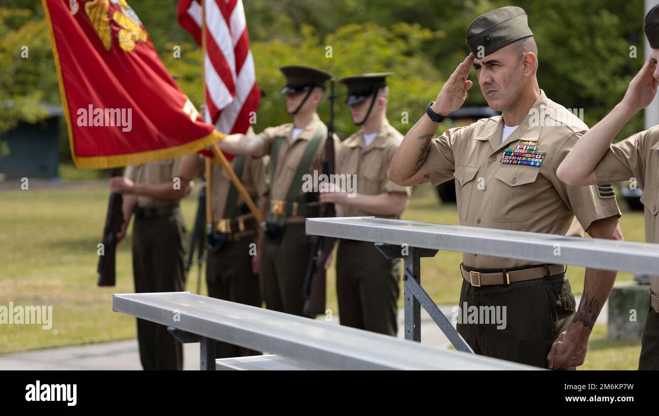 U.S. Marine Corps Sgt. Maj. Robert M. Tellez, sergeant major of Marine ...