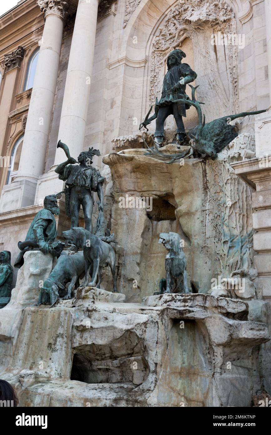 Budapest buda castle Stock Photo - Alamy