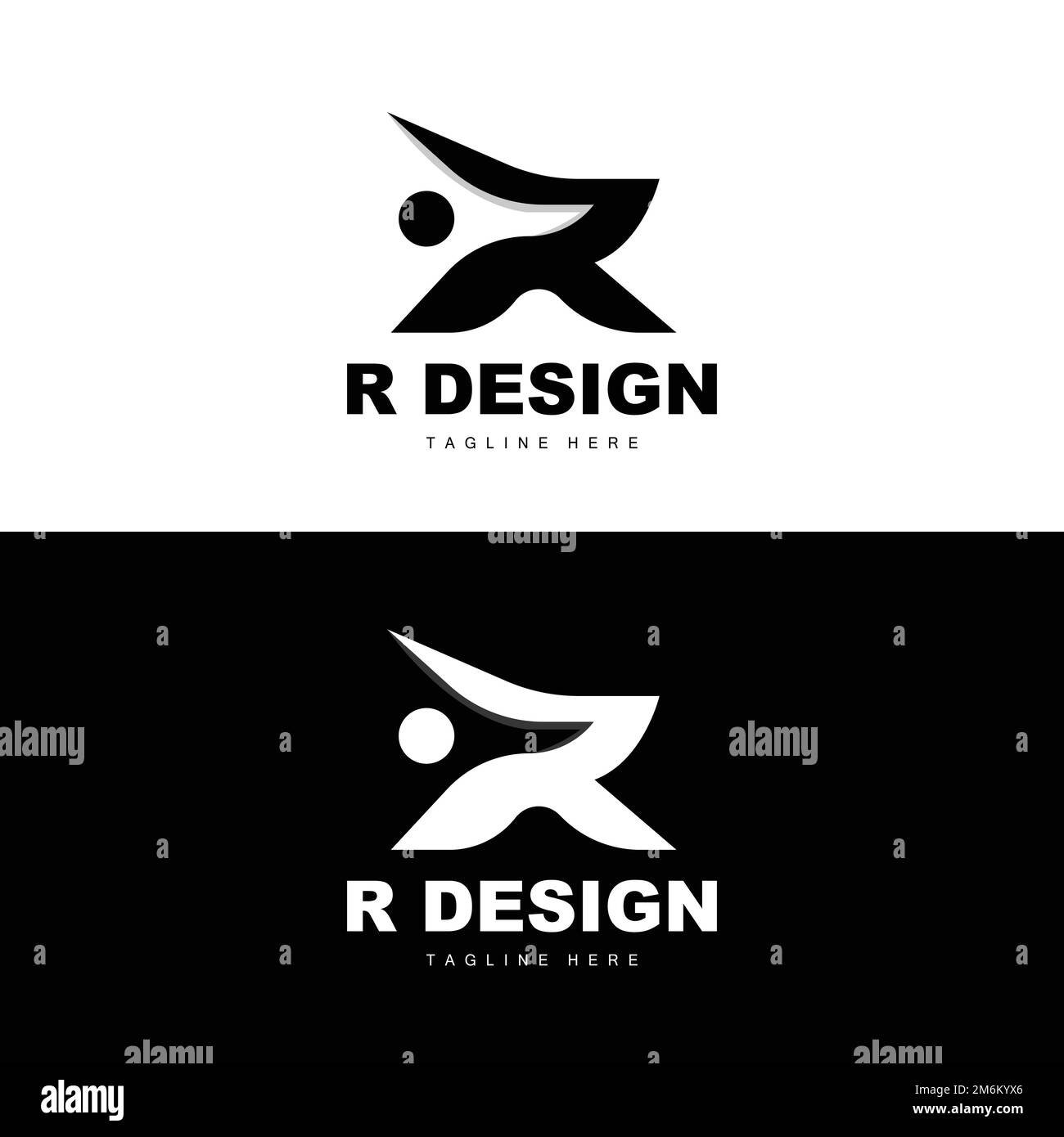 R Letter Logo, Alphabet Vector, Initial R Product Brand Logotype Design