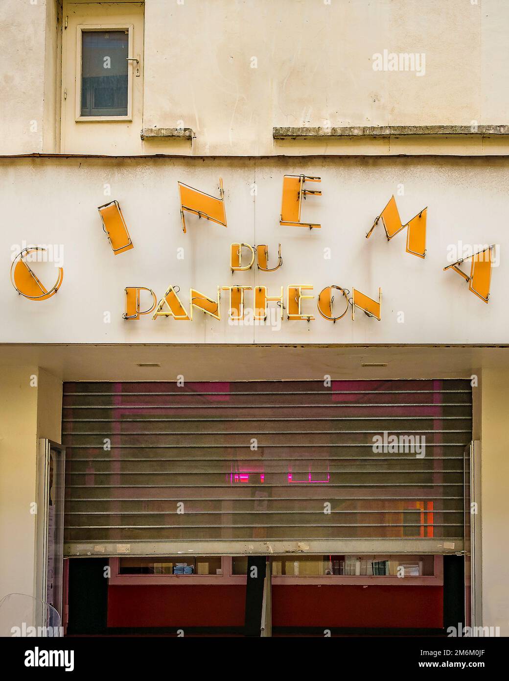 Traditional Cinema Building, Paris Stock Photo Alamy
