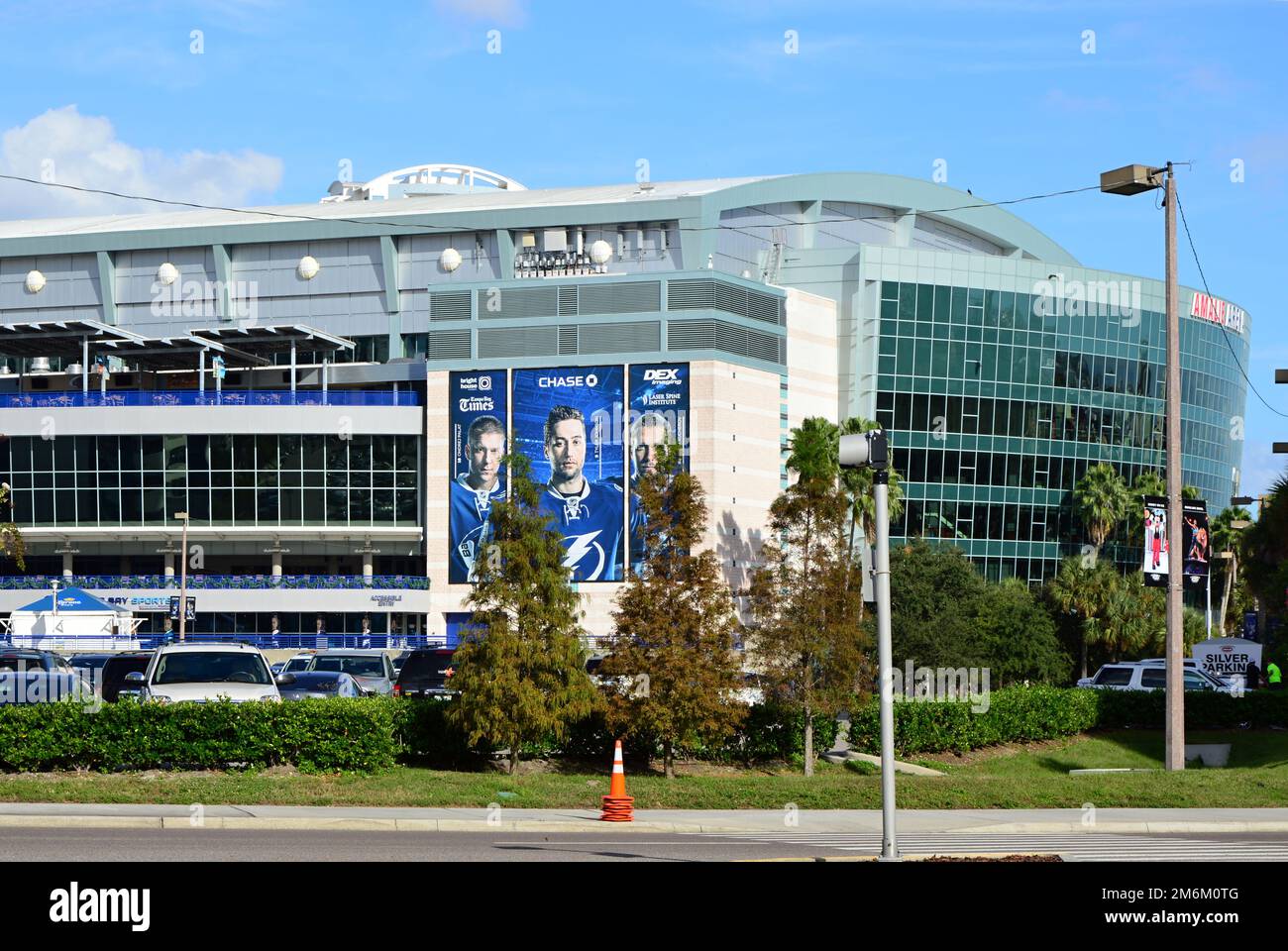 Modern Stadium in Downtown Tampa, Florida Stock Photo Alamy