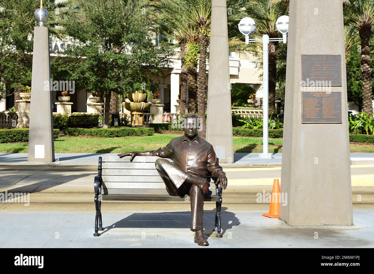 Statue in Downtown Tampa, Florida Stock Photo Alamy