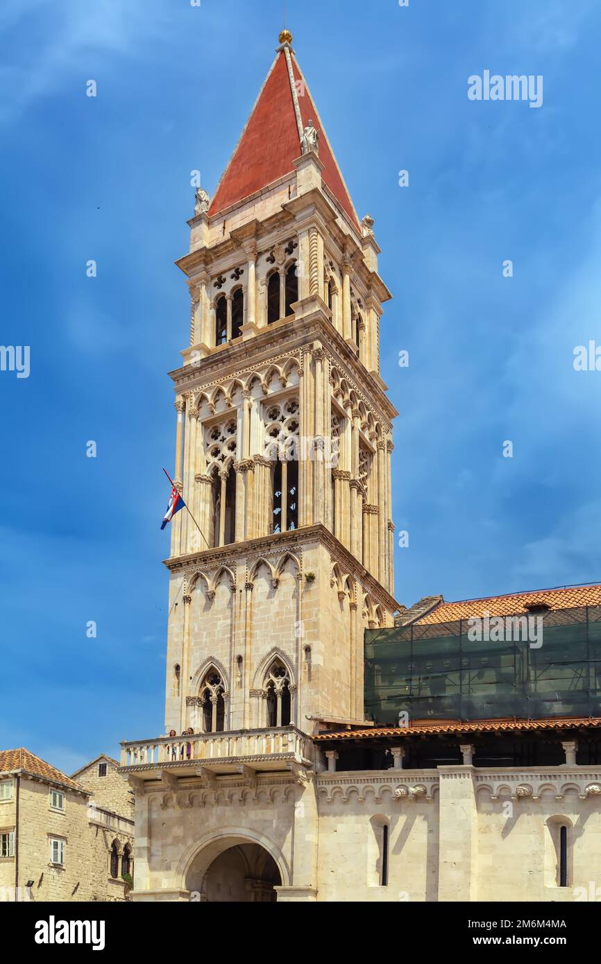 Trogir Cathedral, Croatia Stock Photo
