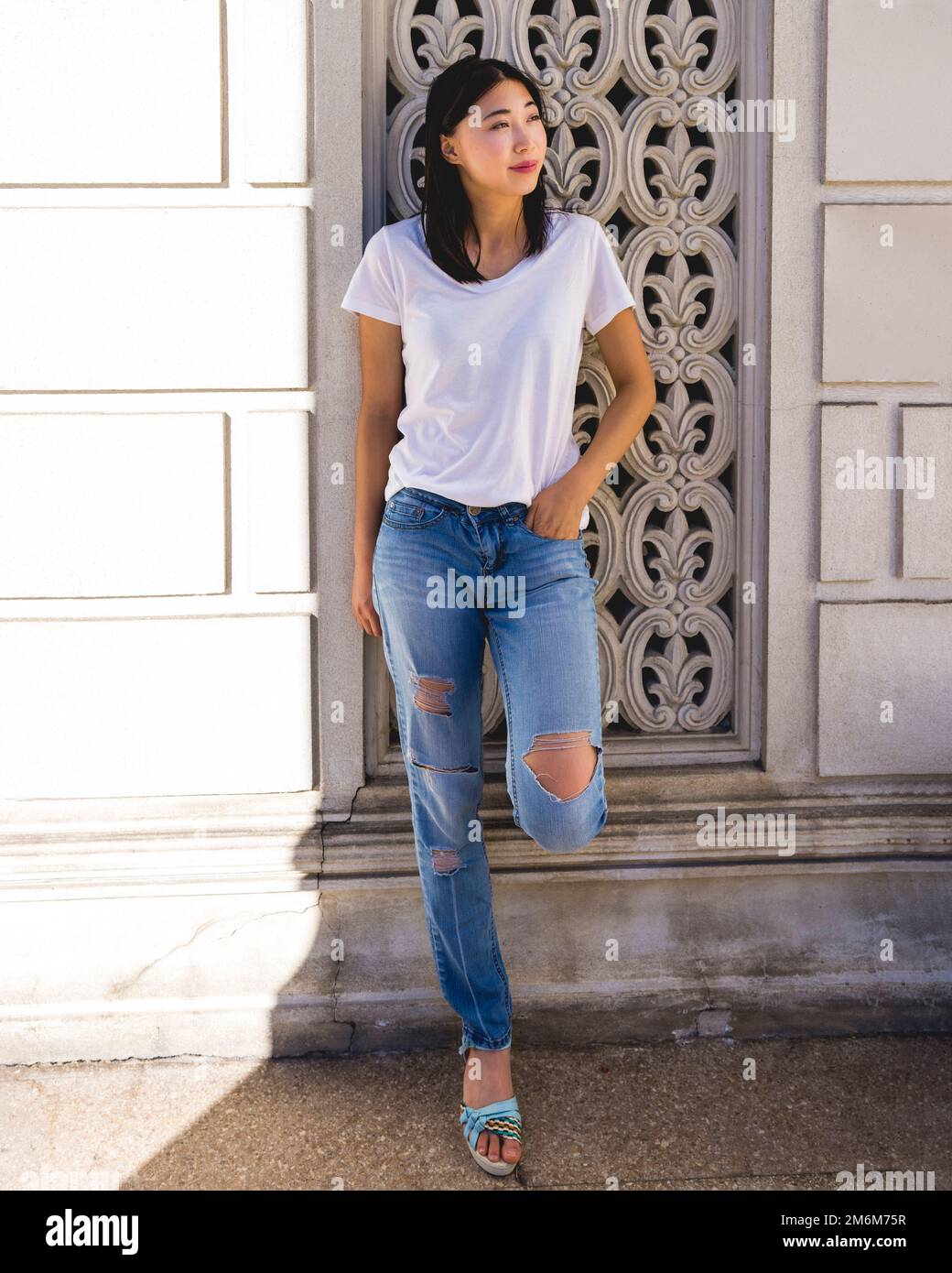 Celebrities Wearing Jeans and a White T-Shirt | POPSUGAR Fashion