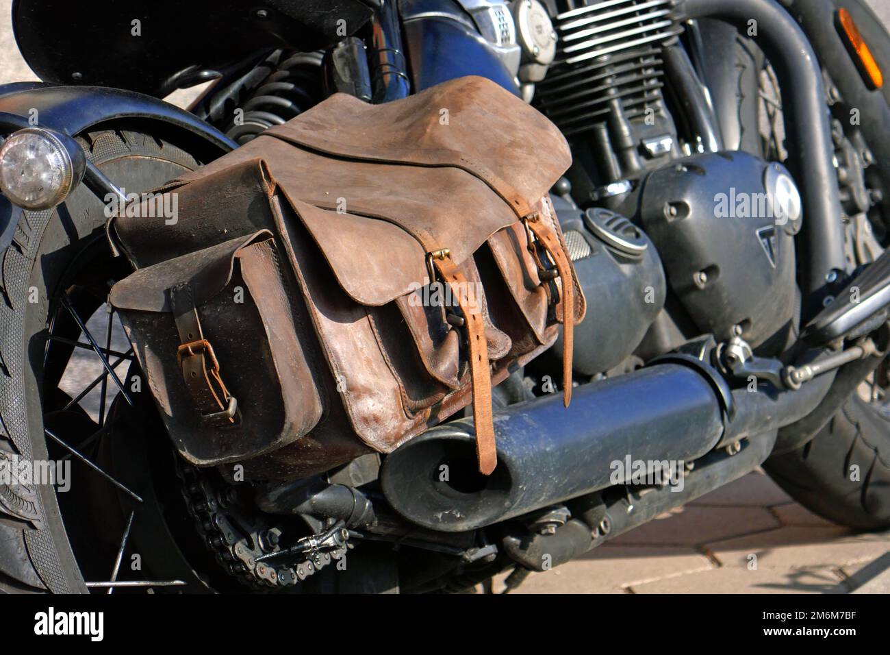 Motorcycle saddlebag hires stock photography and images Alamy