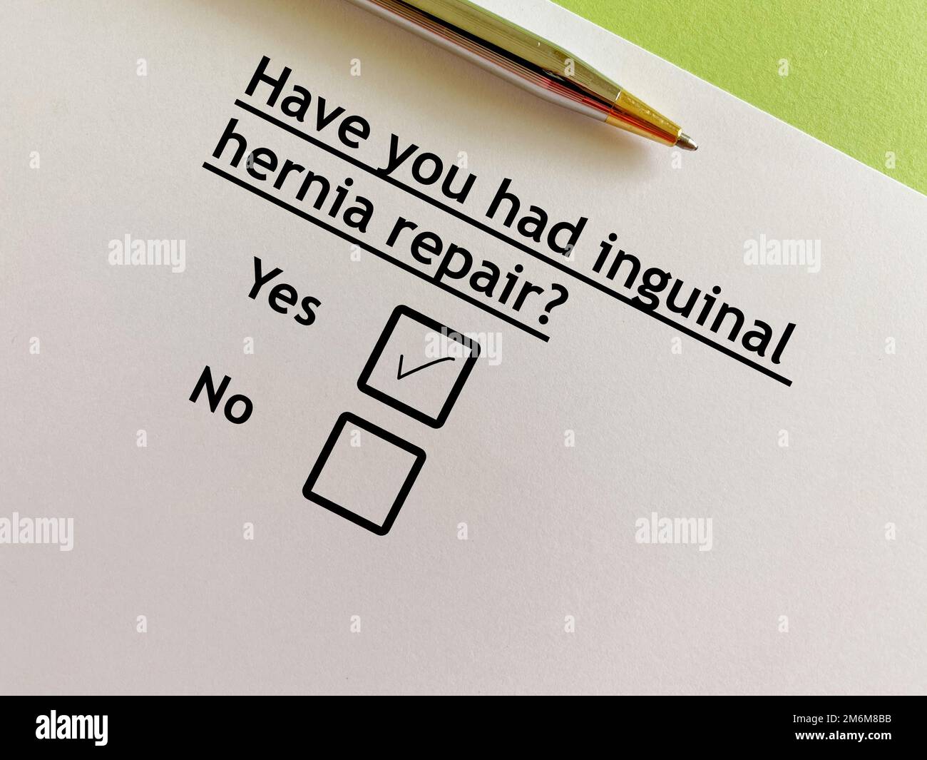 One person is answering question about surgical procedure. He had