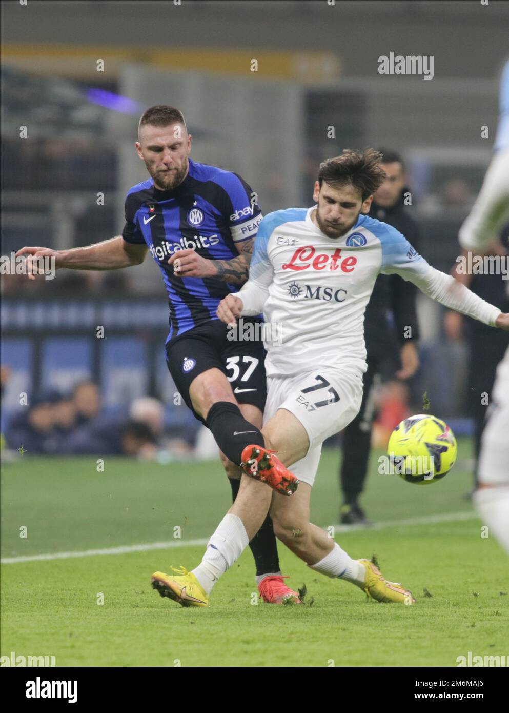 Maillot Inter Milan SKRINIAR – Match Issu – Taille L – Nike – Occasion