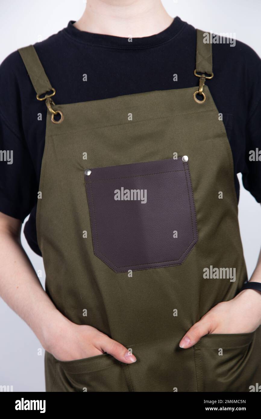 worker-wearing-apron-hi-res-stock-photography-and-images-alamy