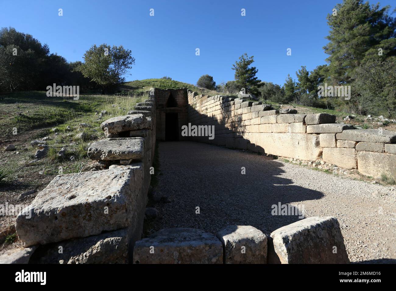 Mycenae 'Rich in Gold', the kingdom of mythical Agamemnon Stock Photo