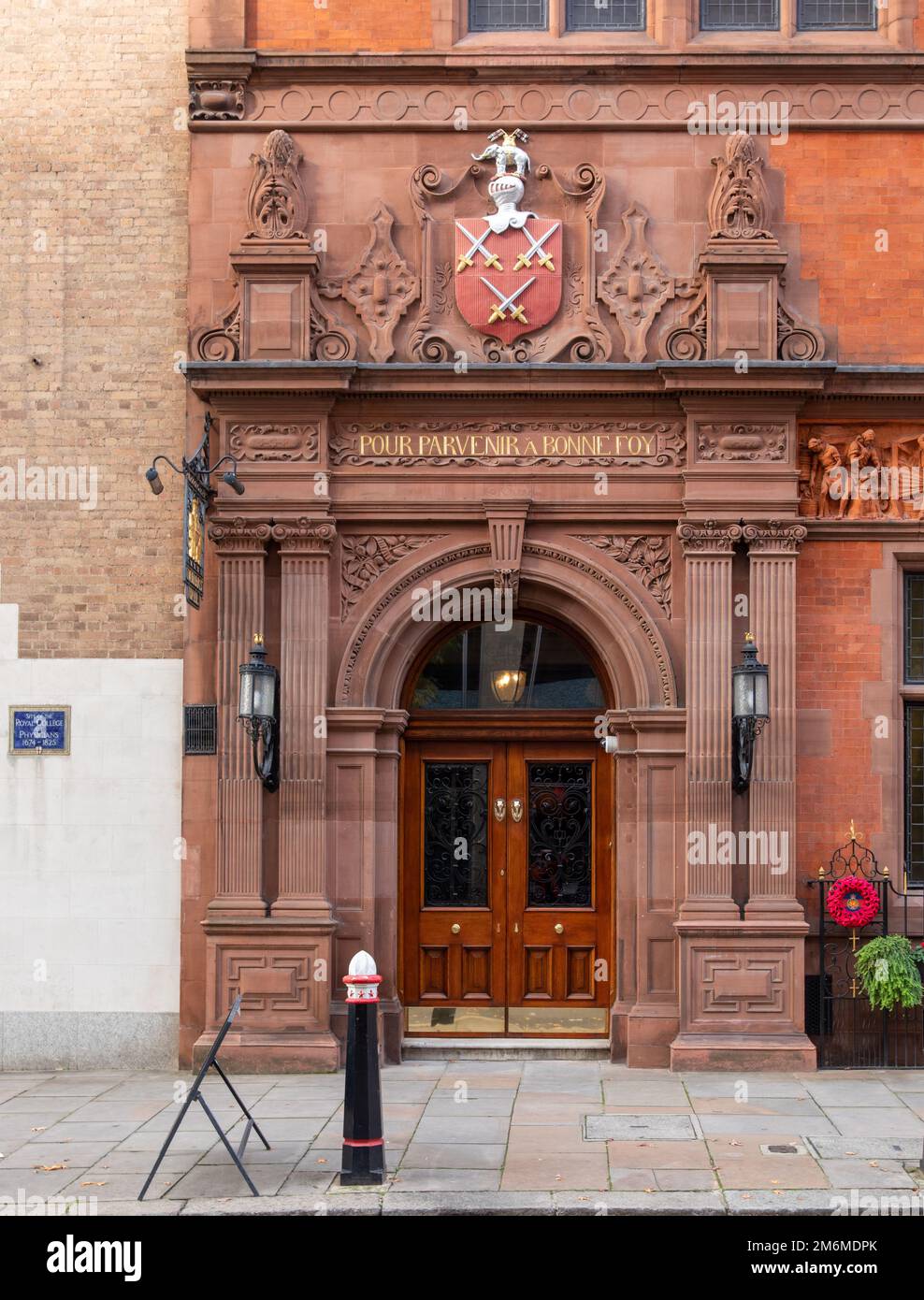 The entrance to Cutlers' Hall home of the Worshipful Guild of Cutlers