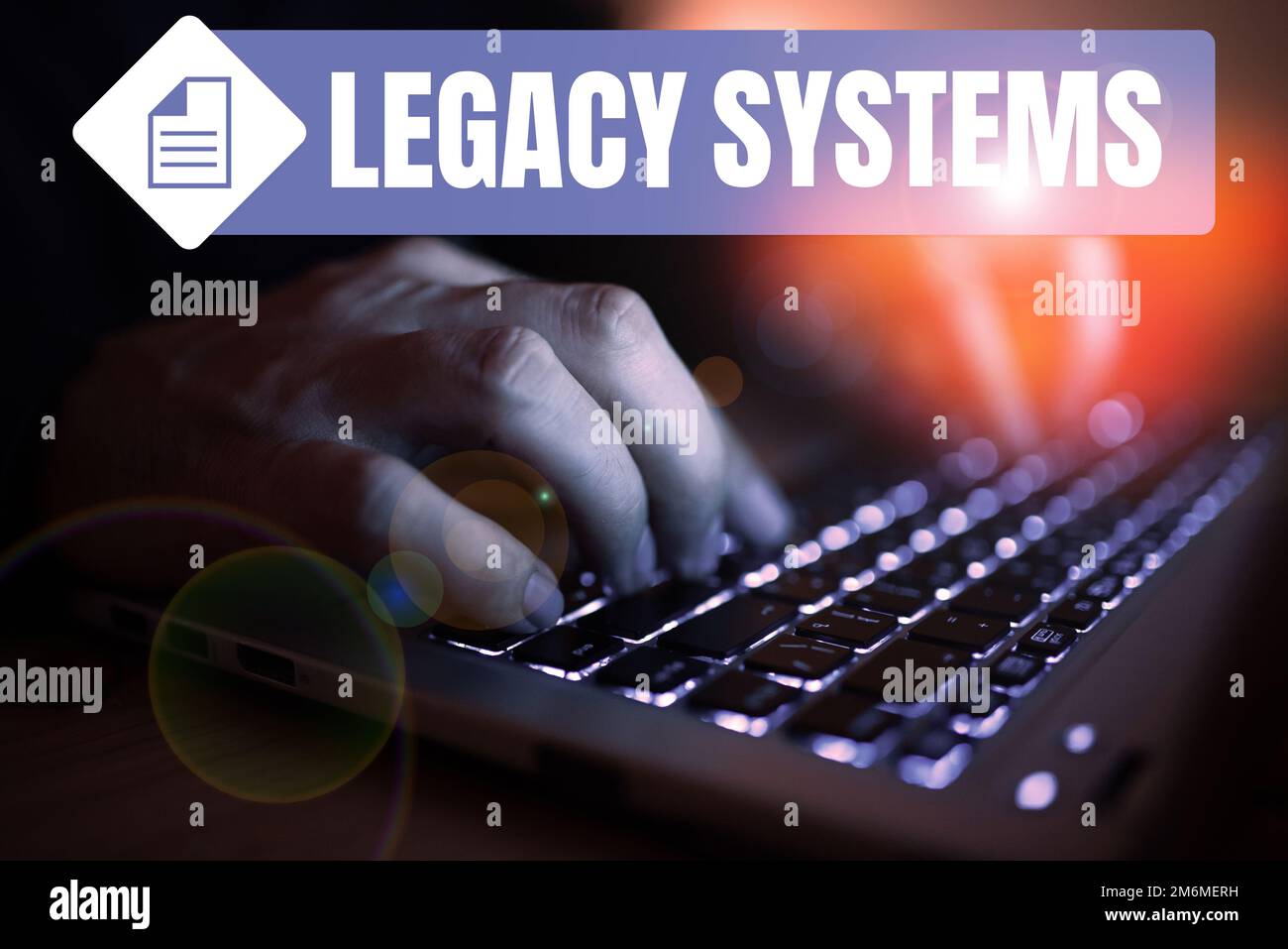 Hand writing sign Legacy Systems. Word for old method technology ...