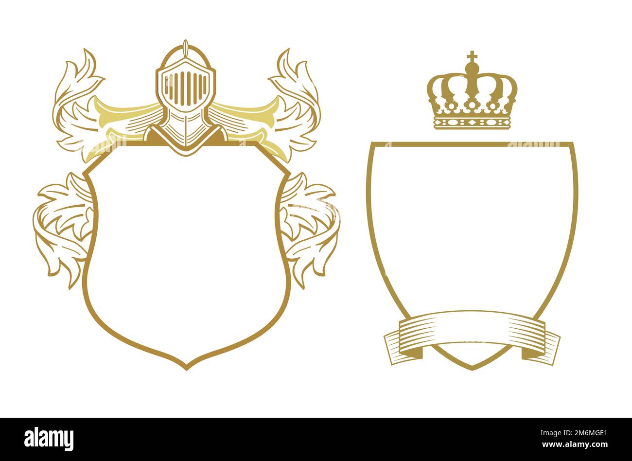 blank coat of arms shield template