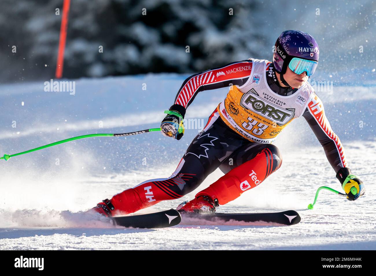 Val Gardena, Italy. 17th Dec, 2022. SEGER Brodie (CAN) competing in the