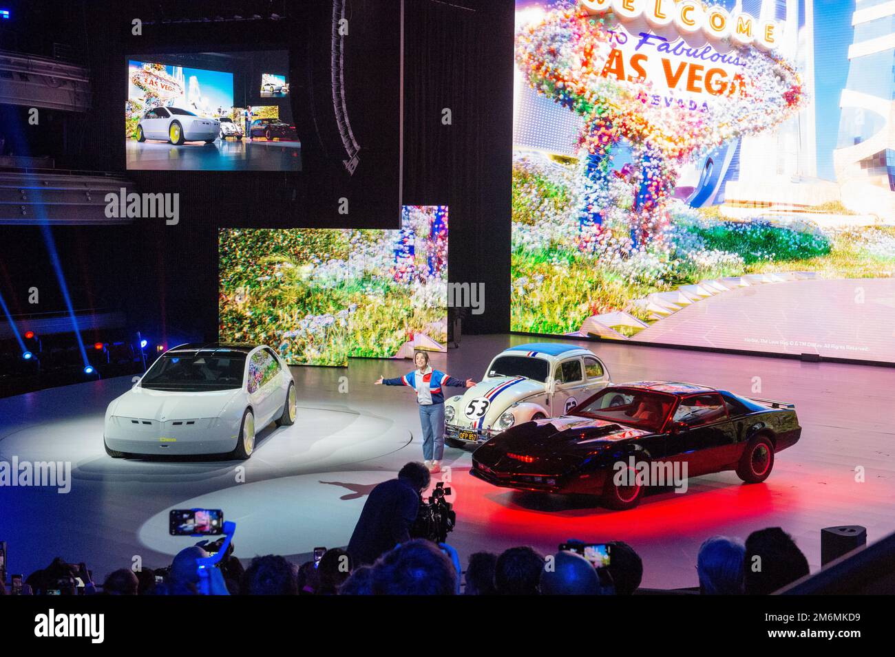 Las Vegas, USA. 04th Jan, 2023. At a keynote presentation by BMW at the
