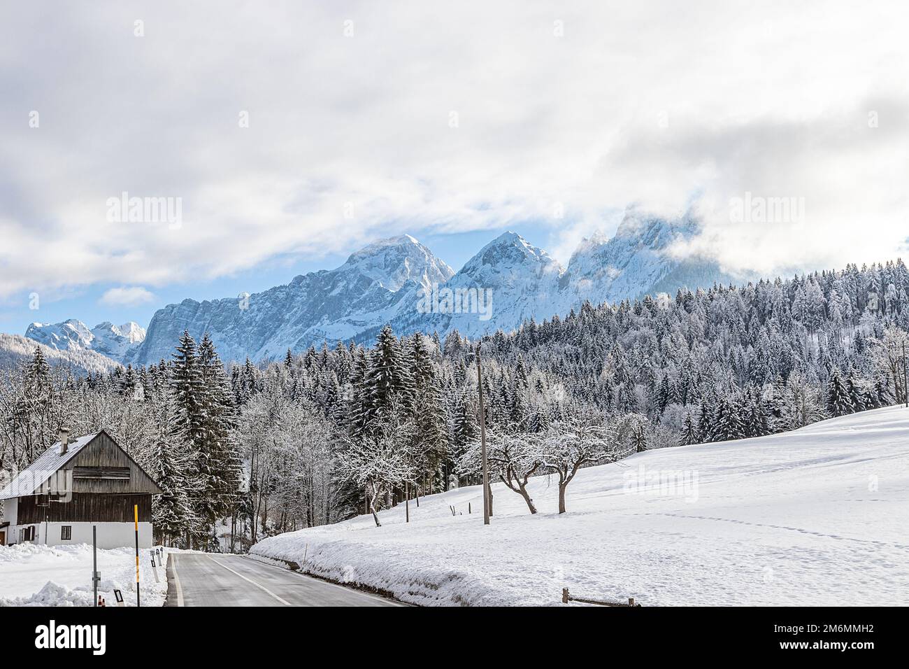 Landscape Photo Of Mountain Peaks Of Julian Alps Winter Time In landscape-photo-of-mountain-peaks-of-julian-alps-winter-time-in
