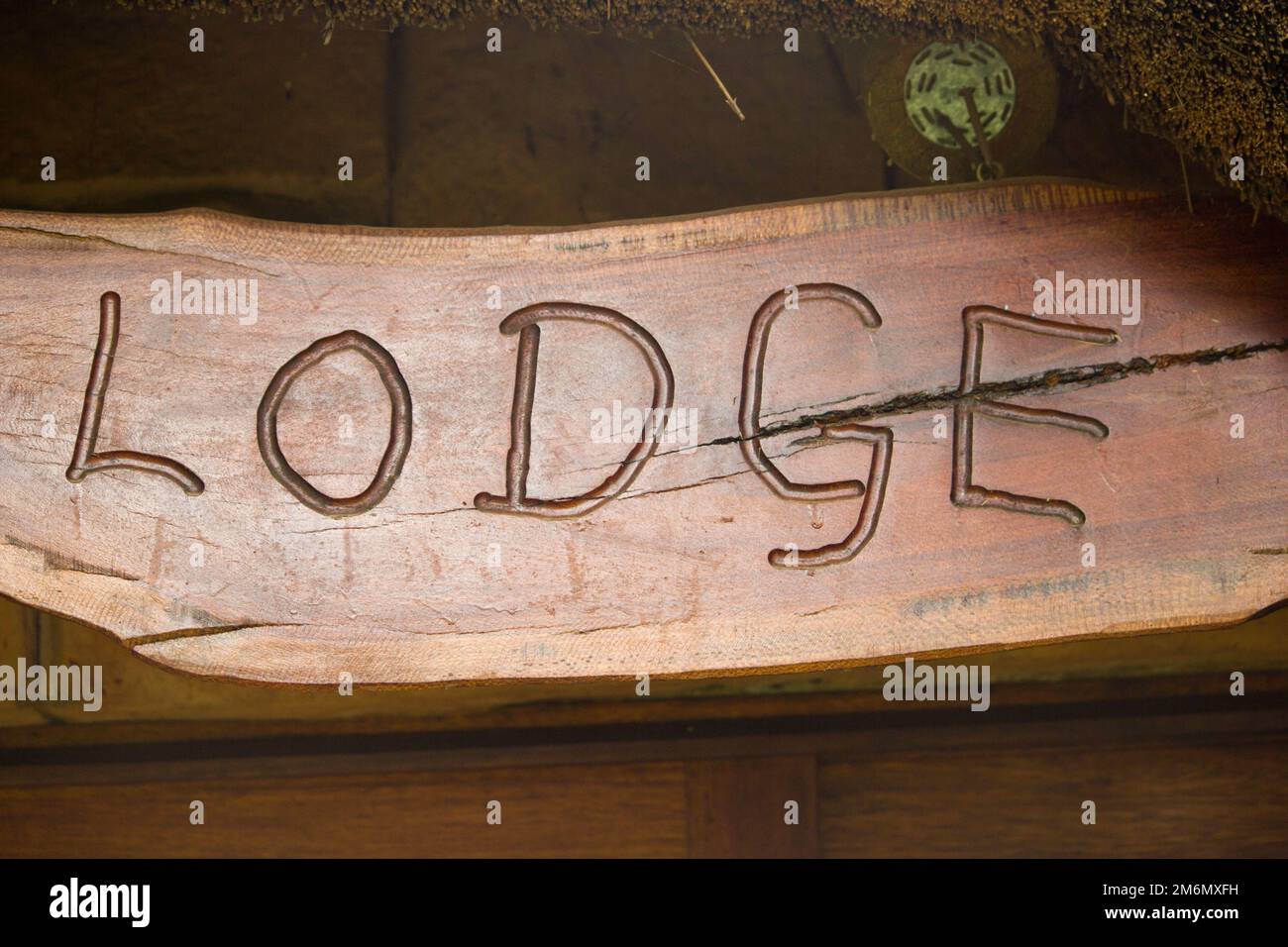 Lodge Lettering Engraved written hi-res stock photography and images - Alamy