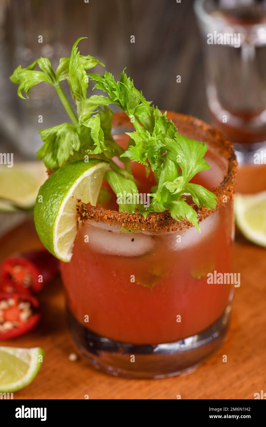 Michelada the Mexican Bloody Mary Stock Photo Alamy