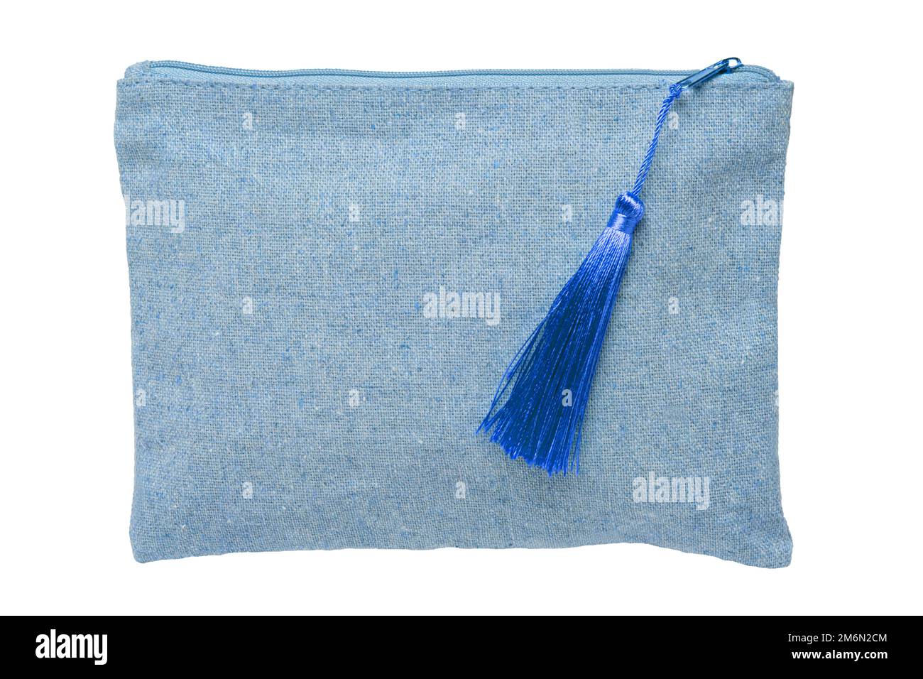 Cosmetic bags isolated. Closeup of a luxury cosmetic travel bag with