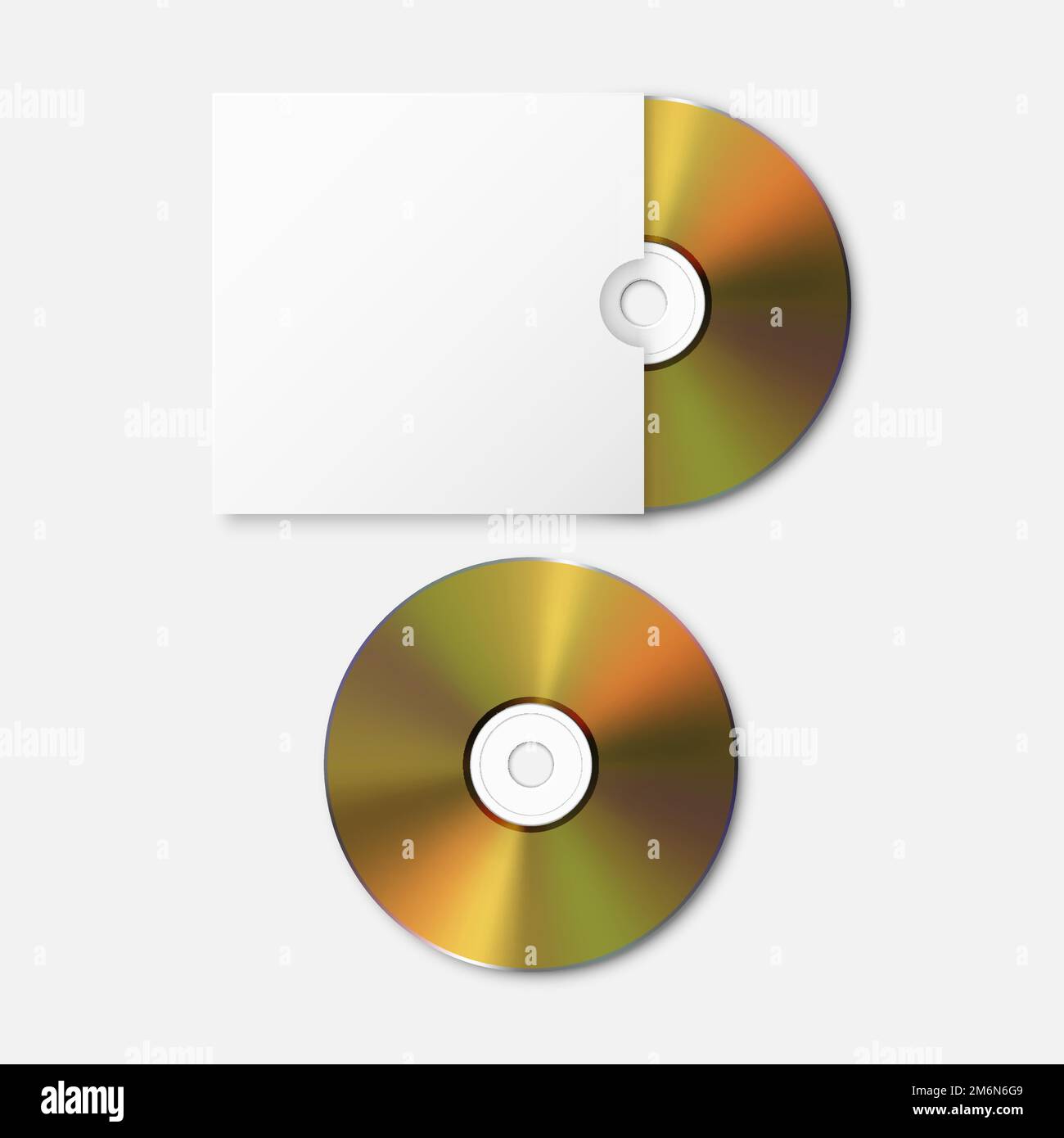 Vector 3d Realistic Golden CD, DVD with Paper, Plastic Cover, Envelope, Case  Set Isolated. CD Box, Packaging Design Template for Mockup. Compact Disk  Stock Vector Image & Art - Alamy