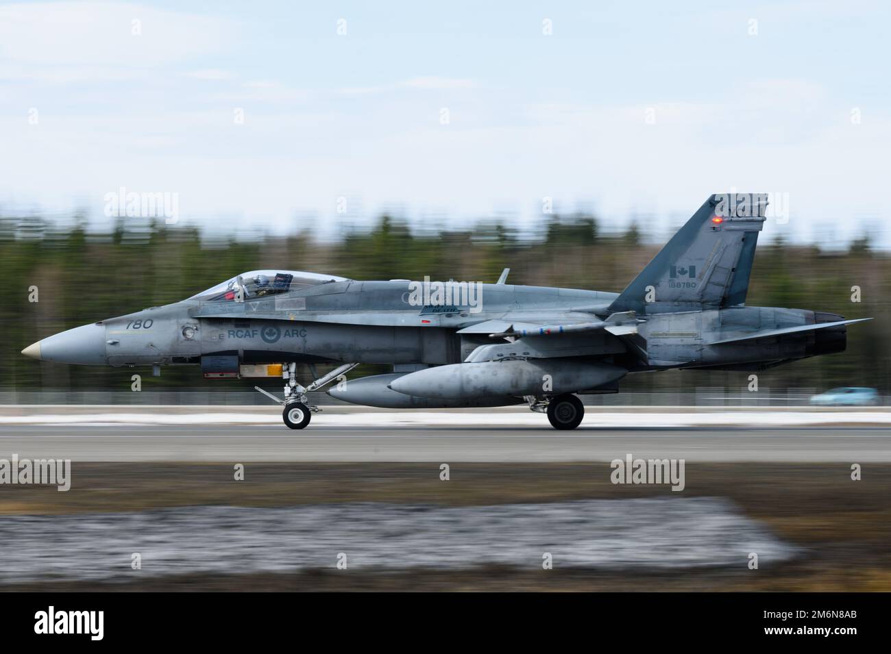 Royal canadian air force cf 18 hornet hi-res stock