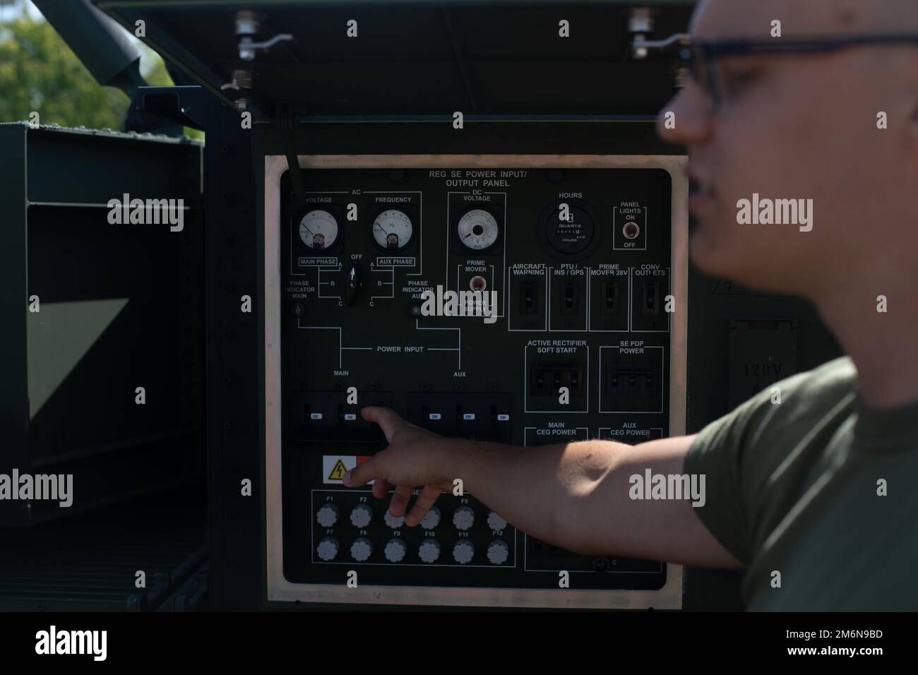 Sgt. Jonathan Johannes, an aviation radar technician with Marine Air