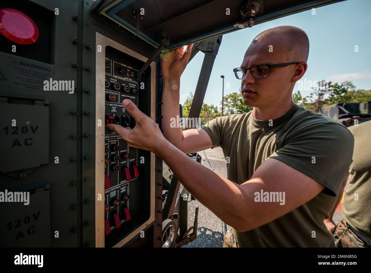 Sgt. Jonathan Johannes, an aviation radar technician with Marine Air