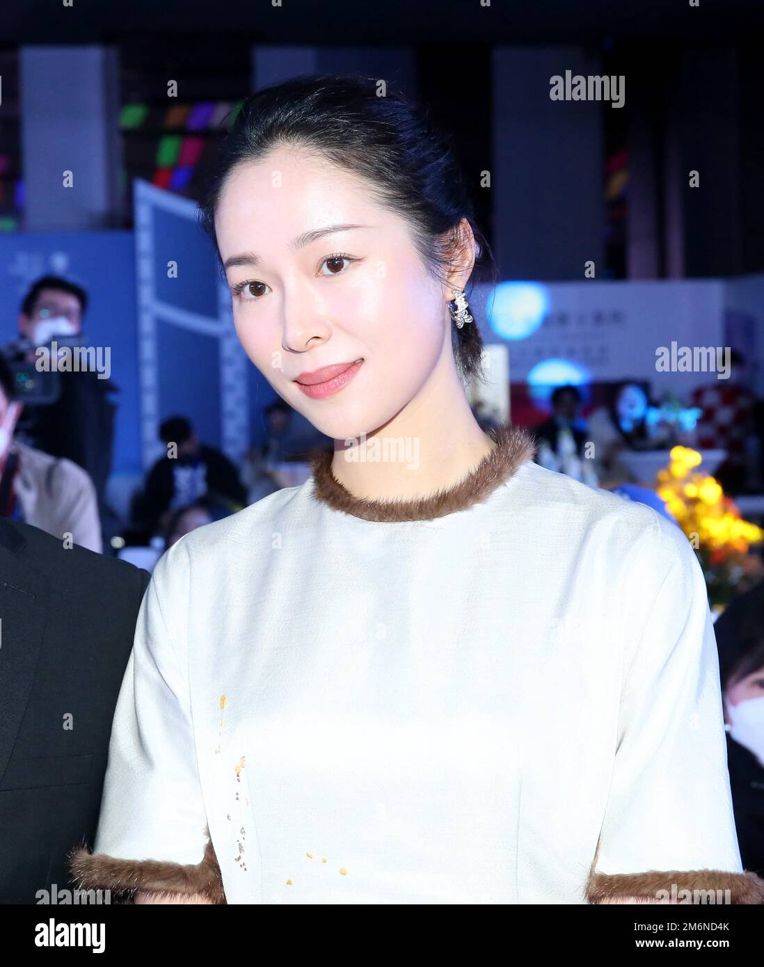 Chinese actress and singer Jiang Yiyan attended the 9th Silk Road
