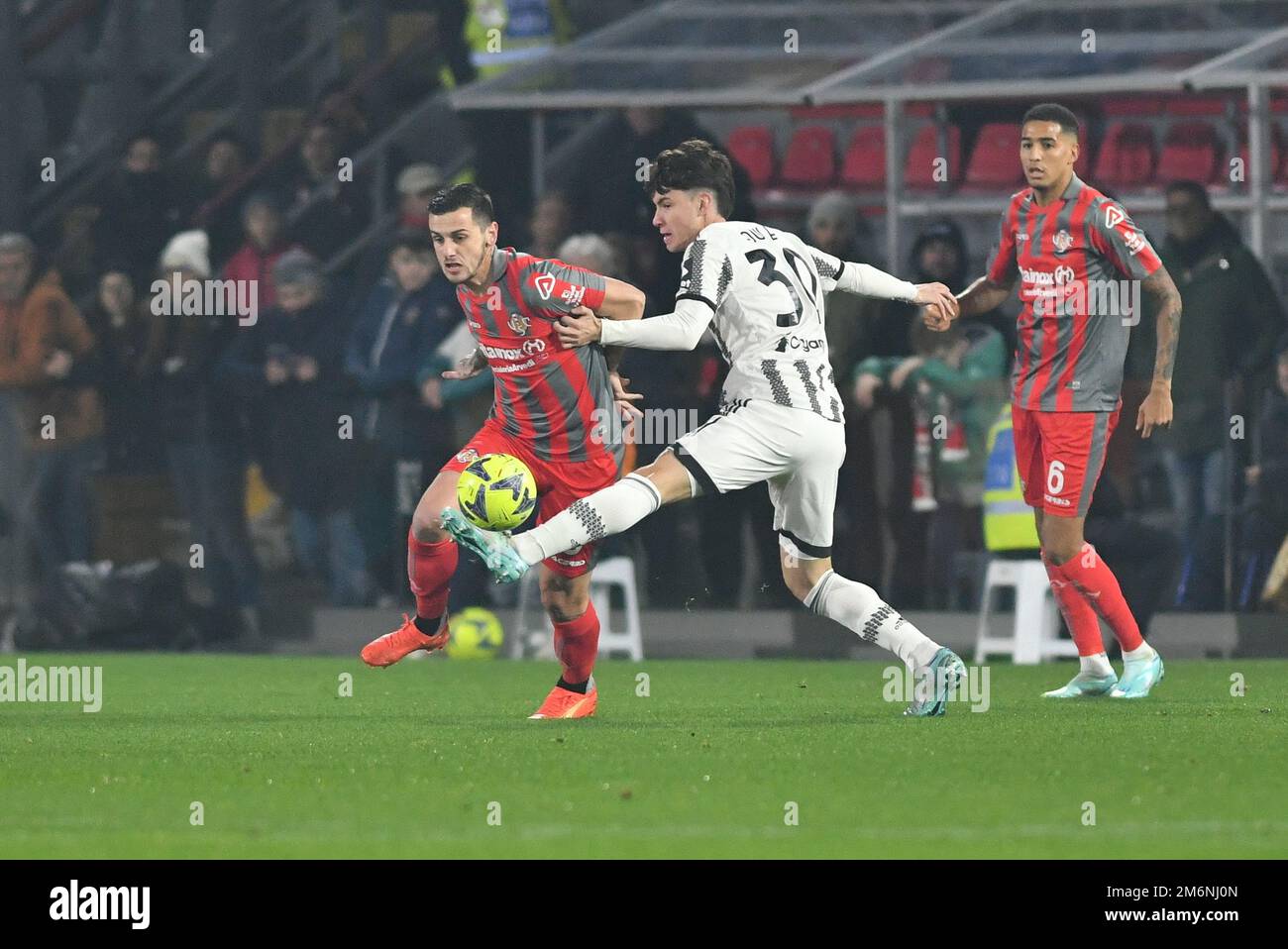 Giovanni Zini stadium, Cremona, Italy, January 04, 2023, matias soule