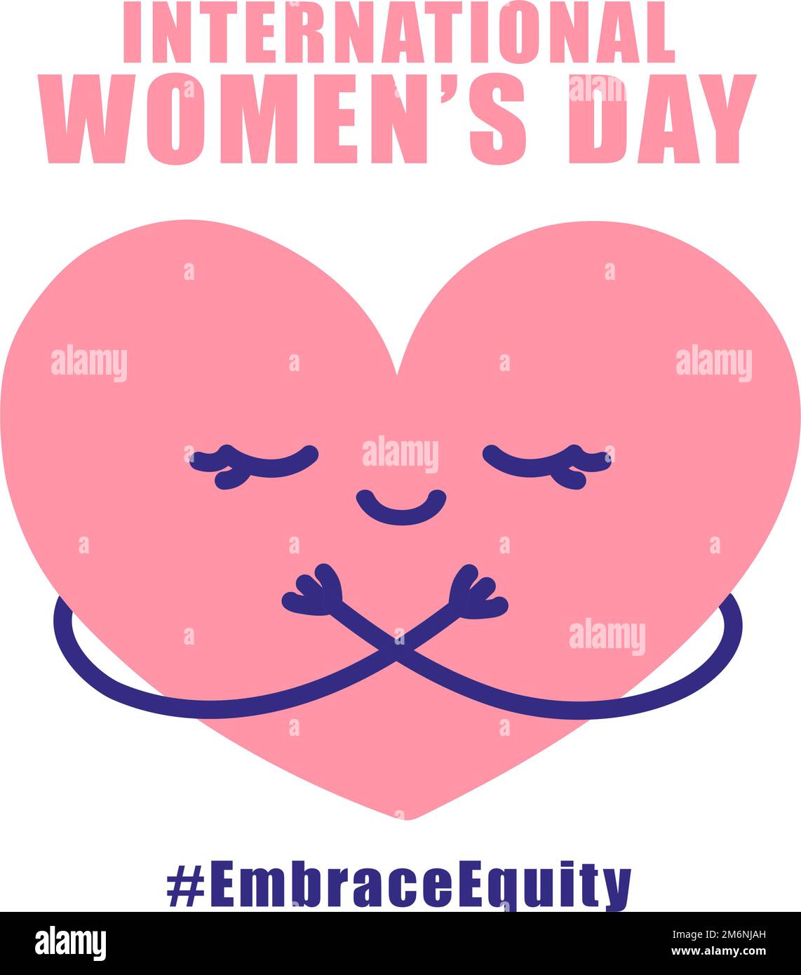 International womens day concept poster. Embrace equity woman illustration  background. 2023 women day campaign theme - EmbraceEquity Stock Vector  Image & Art - Alamy